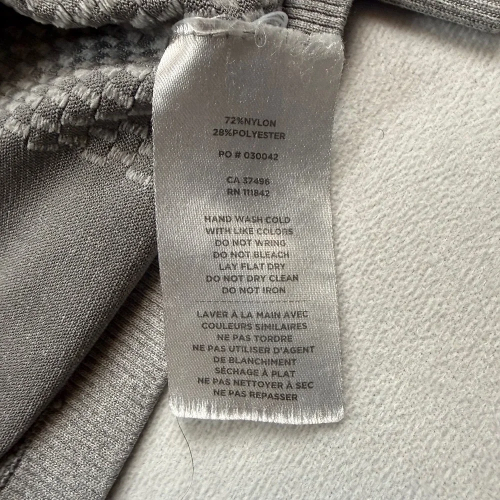 Levelwear Mens XL Berkeley Hall Tennis 1/4 Zip Pullover Gray Performance Shirt